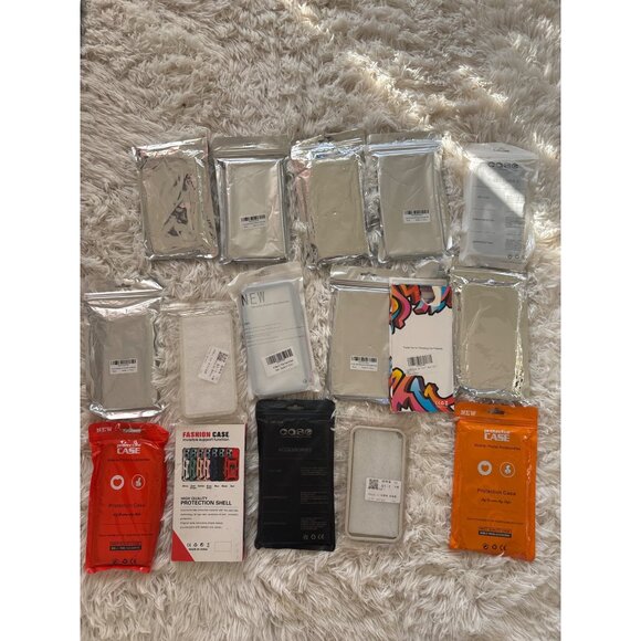 Lot Of 16 Mixed Phone Cases For iPhone Cell Phone Various Designs Wll Shown - Picture 13 of 16
